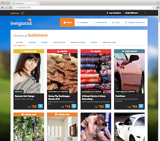 LivingSocial deals index page