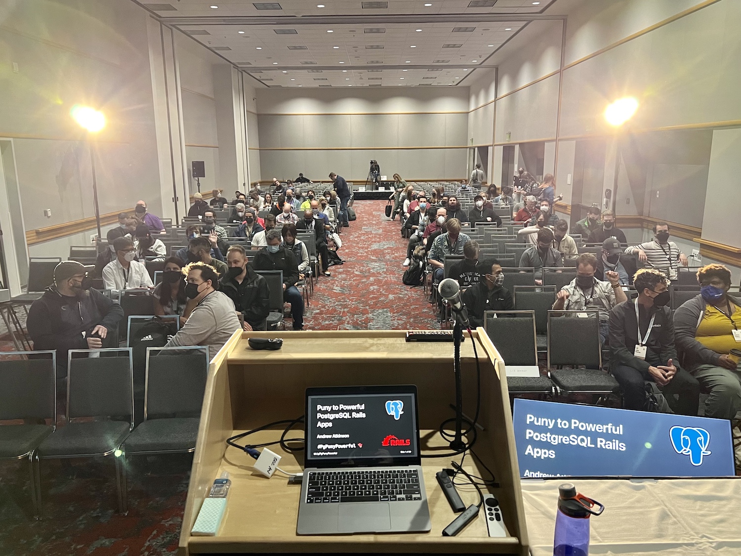 Presenter view RailsConf 2022